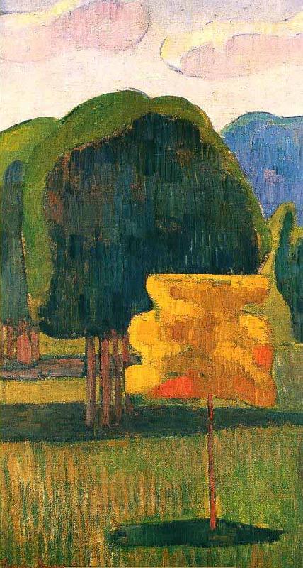 Emile Bernard The yellow tree oil painting image